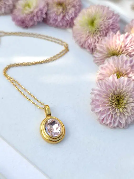 Collana Margò stile vintage Cristallo