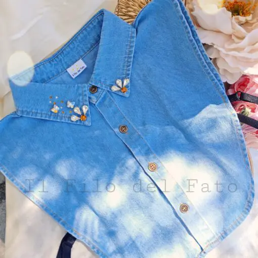 Collo Camicia Denim