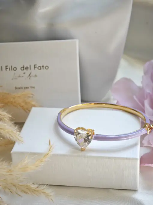 Bracciale Rigido cuore