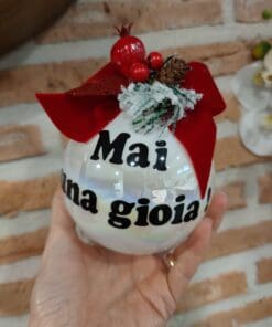 Alternative view of Palla in Vetro Mai una Gioia
