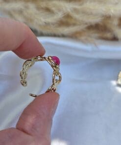 Anello Agatha in acciaio - immagine 7