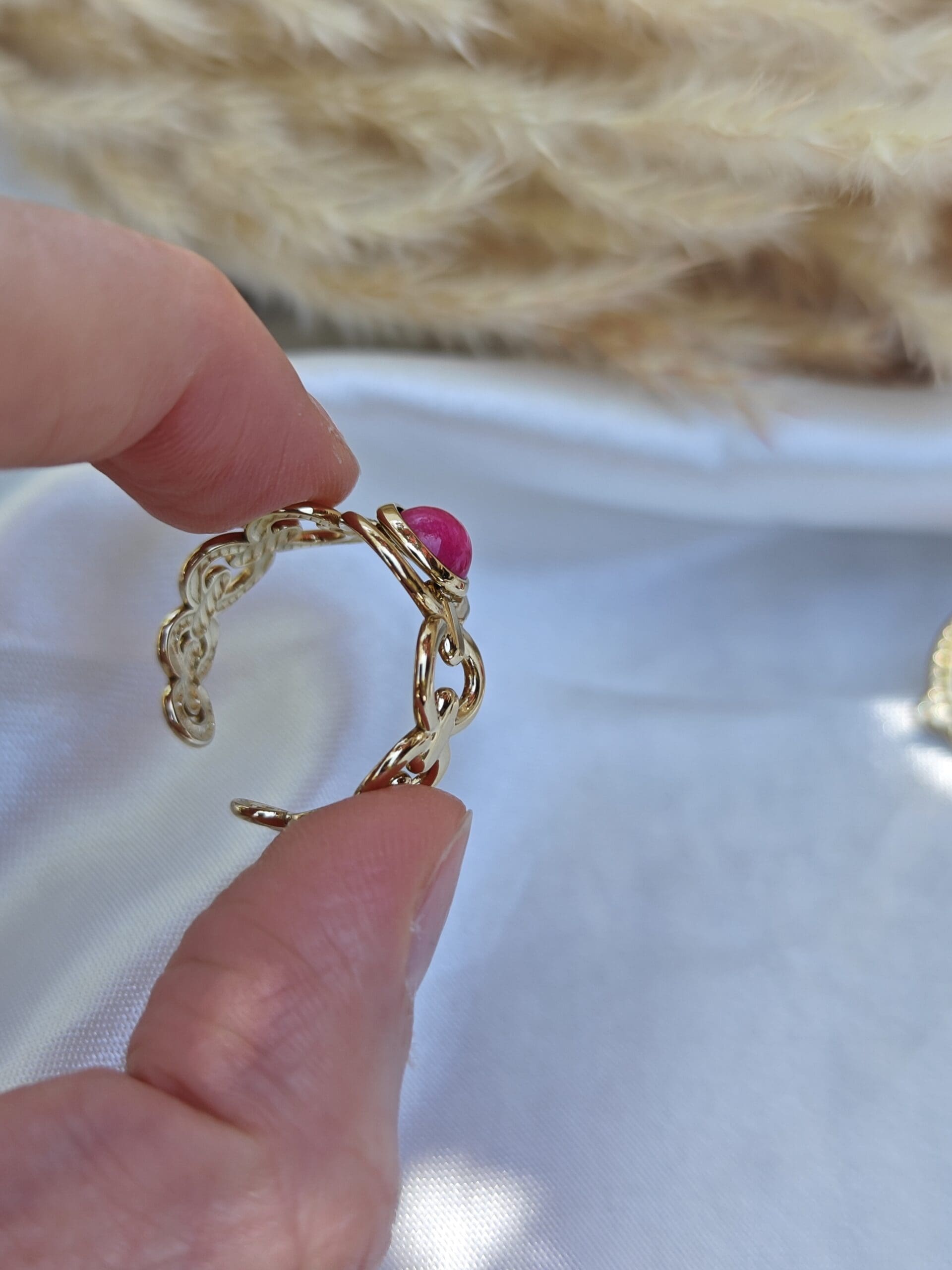 Anello Agatha in acciaio - immagine 7