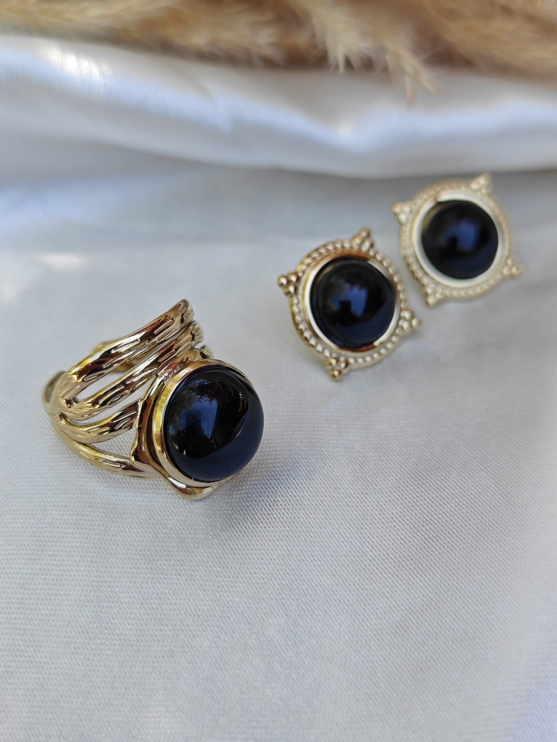 Anello Agatha in acciaio - immagine 4
