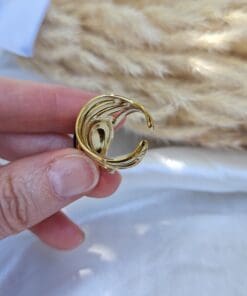 Anello Agatha in acciaio - immagine 5