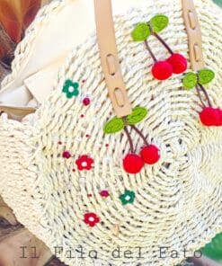 Borsa Ciliegina in paglia - immagine 5