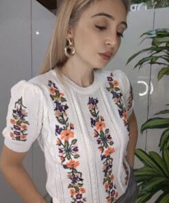 Maglia Autunno in bianco