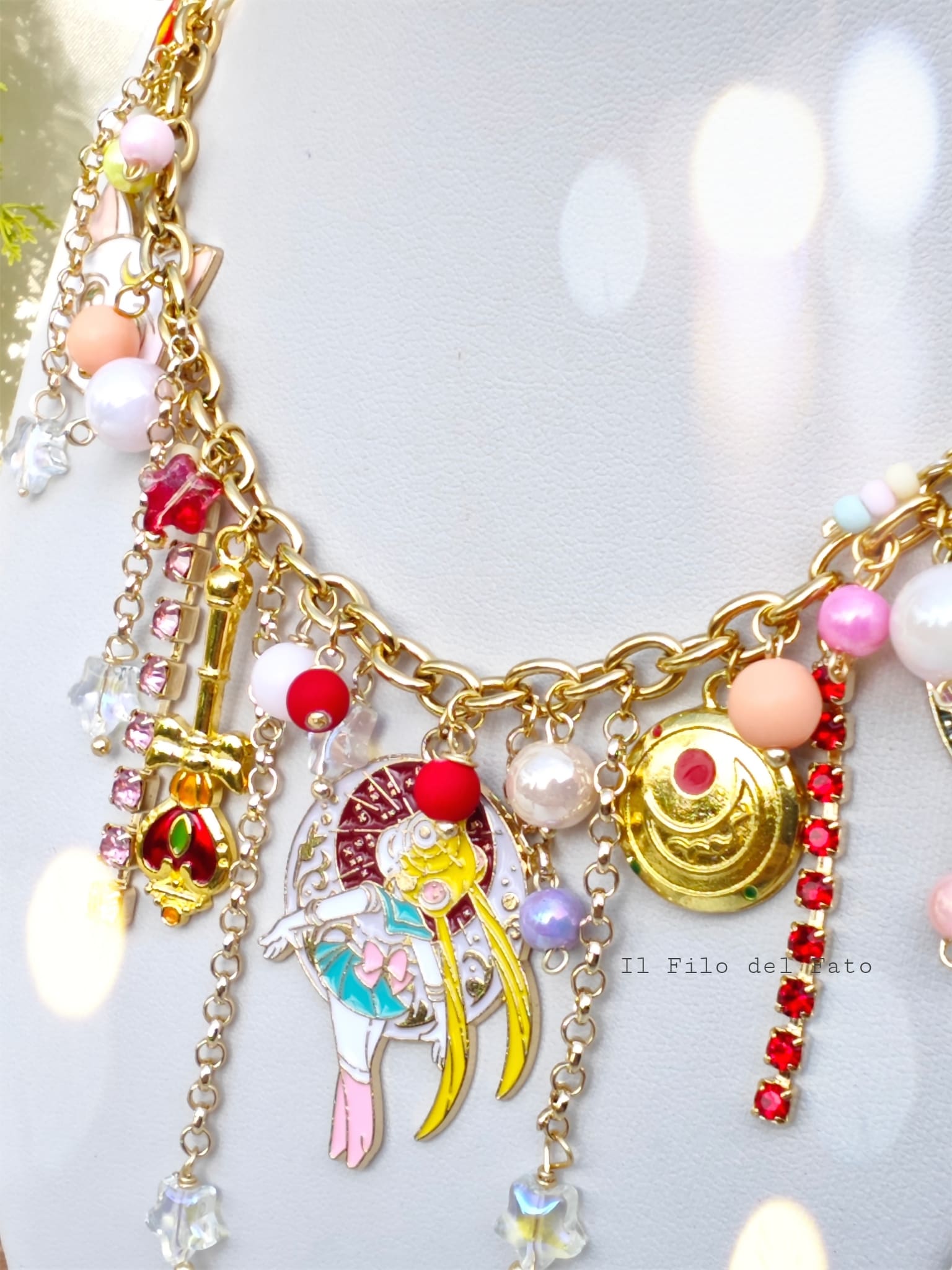 Collana multicharms Sailor moon - immagine 2