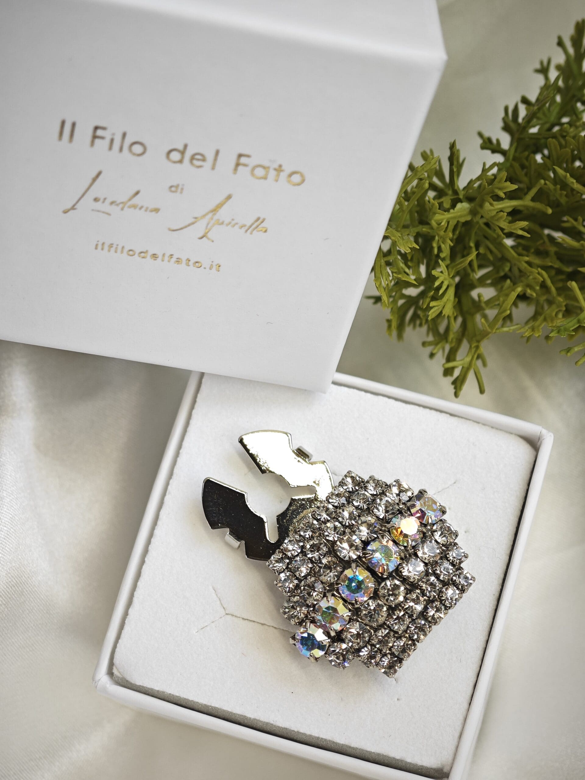 Copribottone gioiello mini Strass - immagine 4