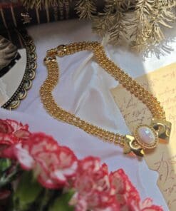 Collier Fiocco con perla effetto madreperla - immagine 3