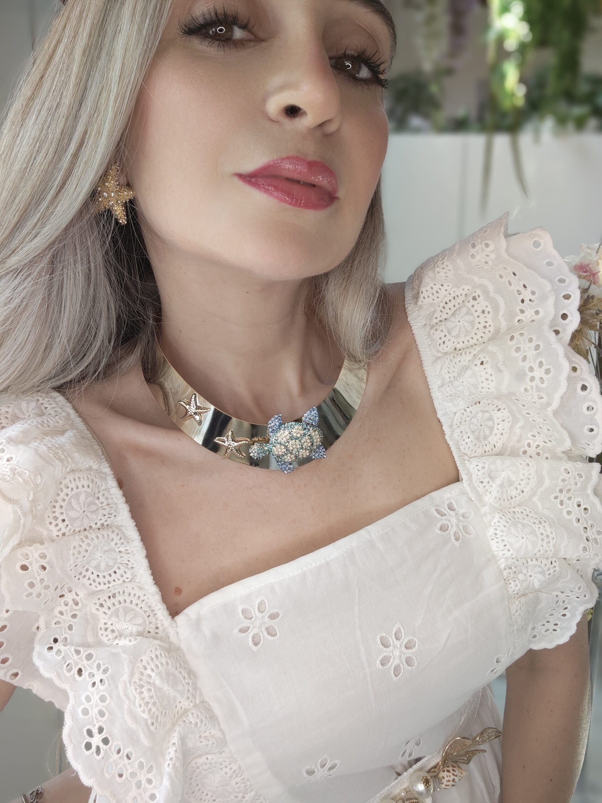 Collier rigido Tartaruga e stelle - immagine 7
