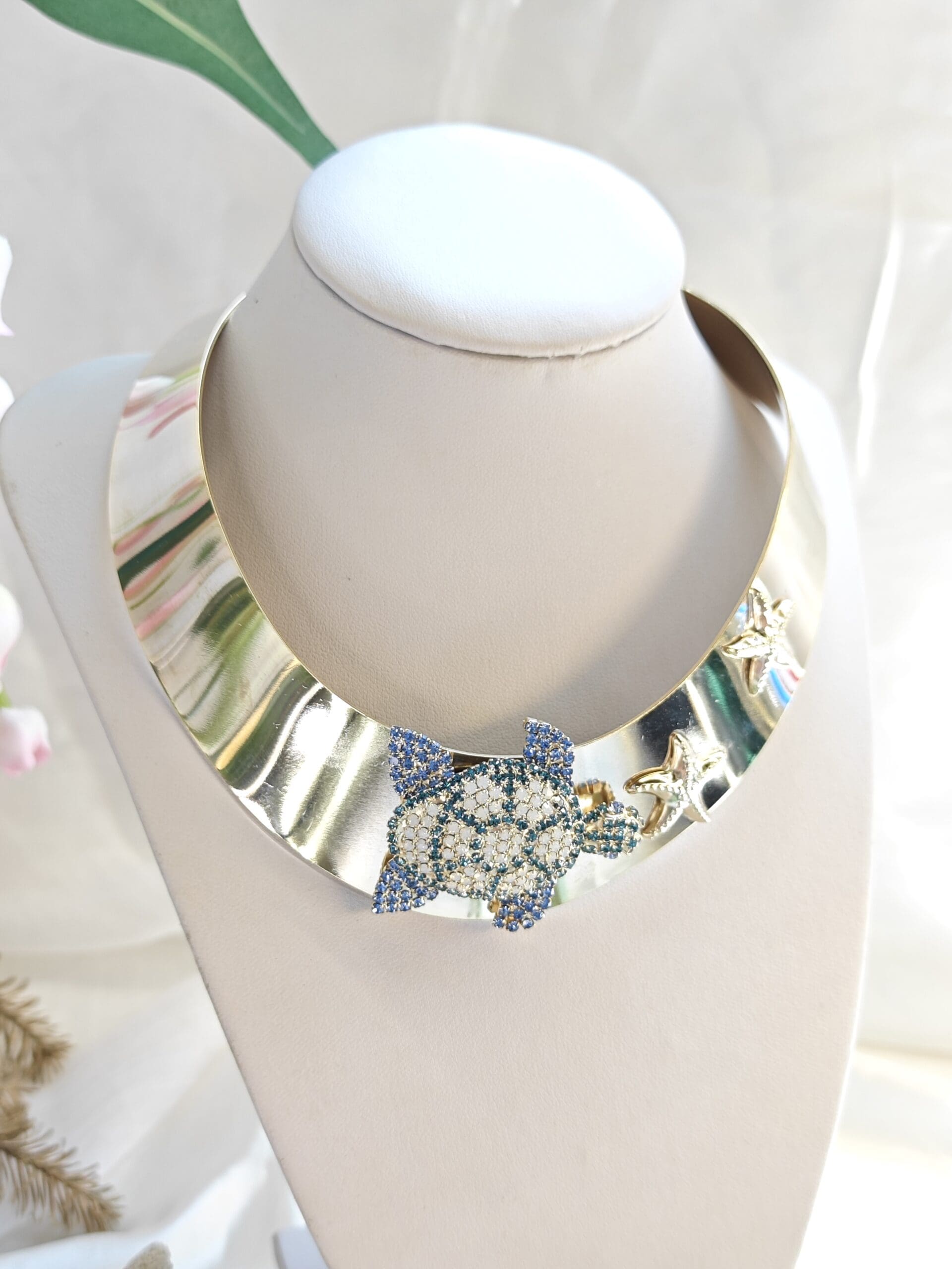 Collier rigido Tartaruga e stelle - immagine 2