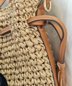 Borsa cartella con peonia nera - immagine 4