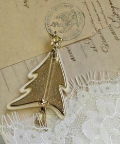 Spilla Albero Natale madreperla - immagine 4