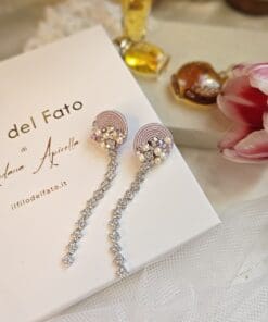Orecchini Filo di zirconi Lily