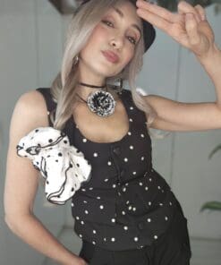Scrunchie elastico bon ton - immagine 5