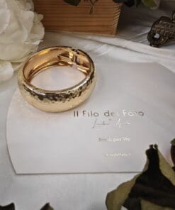 Bracciale Rigido martellato - immagine 2