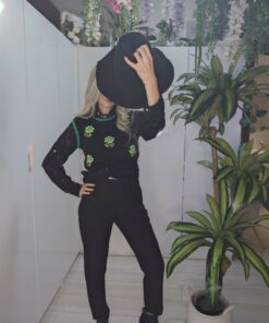 Pantalone Sigaretta Nero