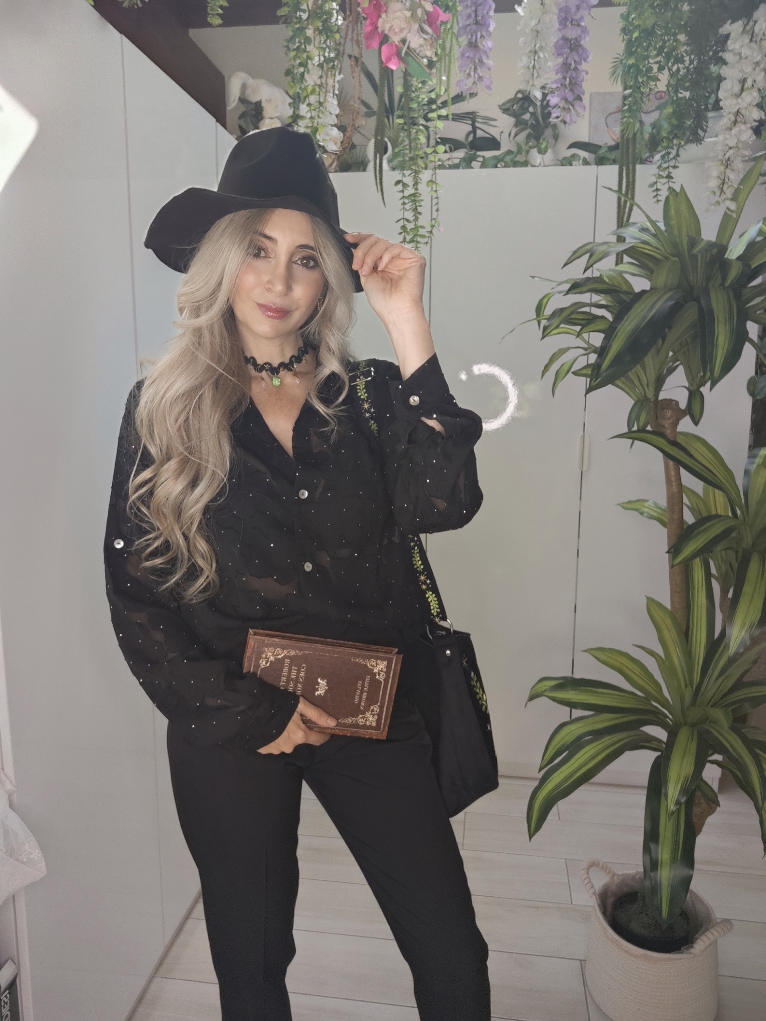 Pantalone Sigaretta Nero - immagine 12