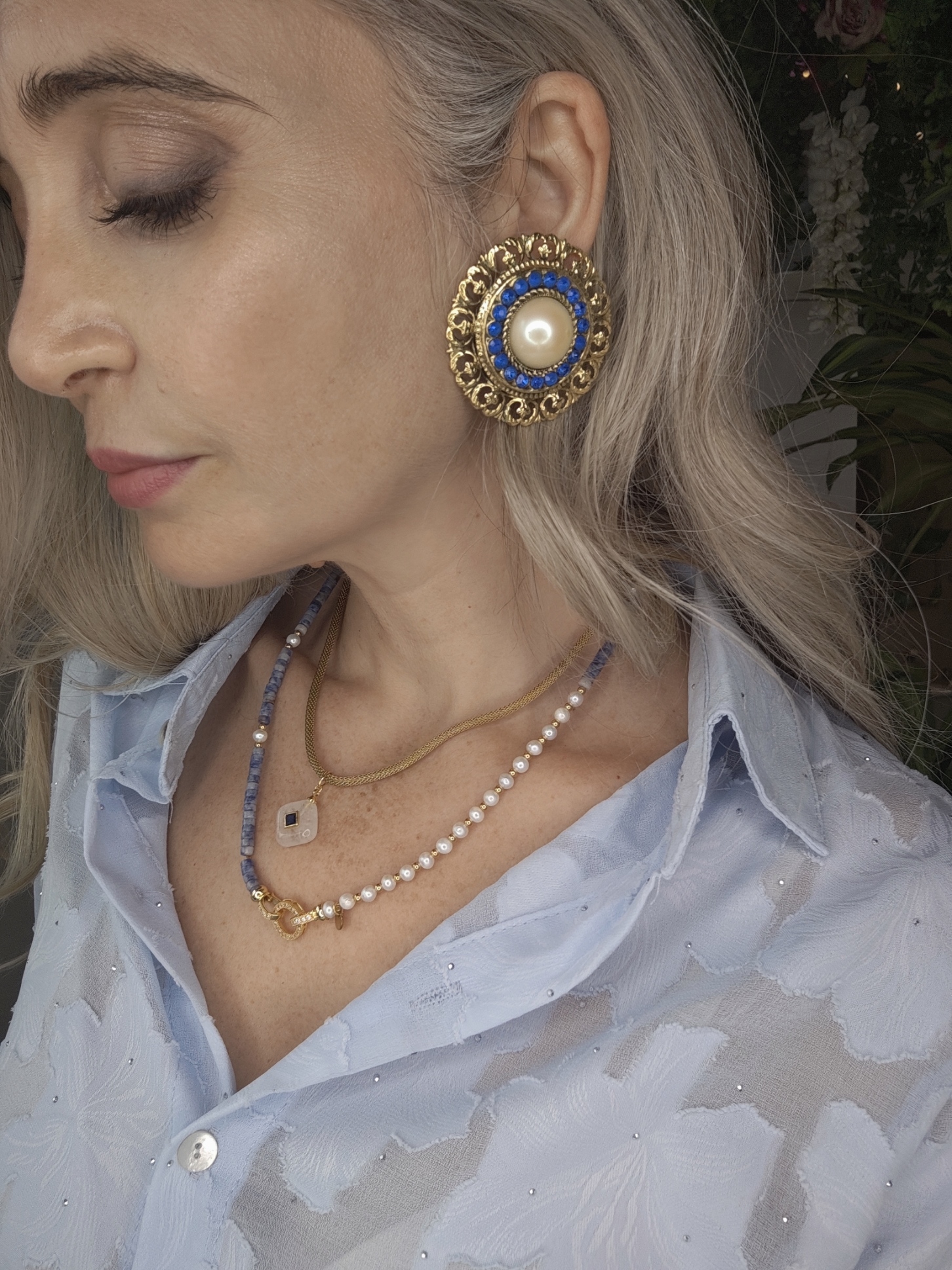 Collana Usbergo con ciondolo in quarzo - immagine 5