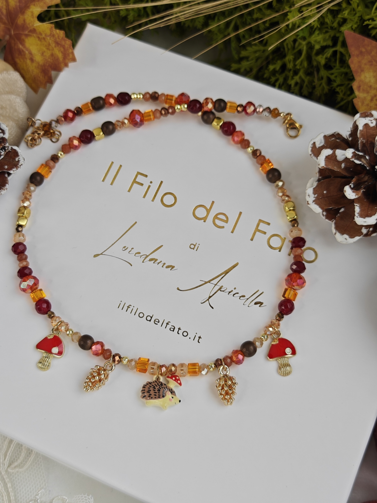 Collana Riccetto tra i funghi - immagine 3