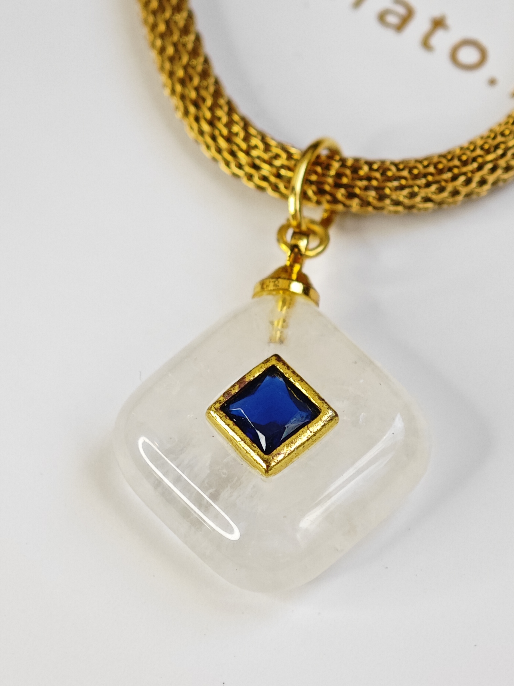 Collana Usbergo con ciondolo in quarzo - immagine 2